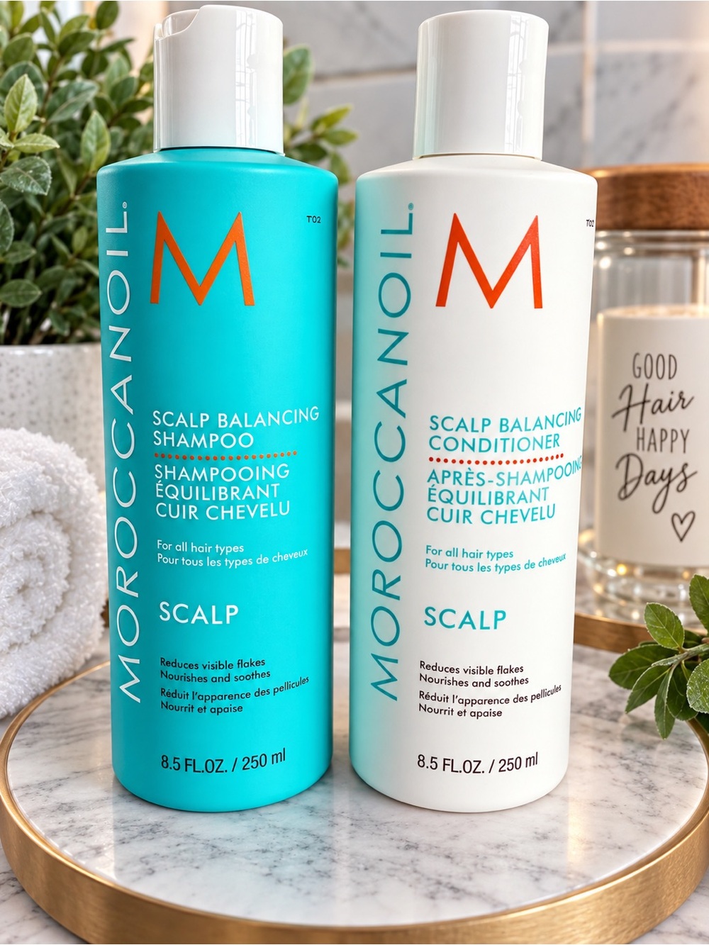 Moroccanoil Scalp Balancing Shampoo and Conditioner set